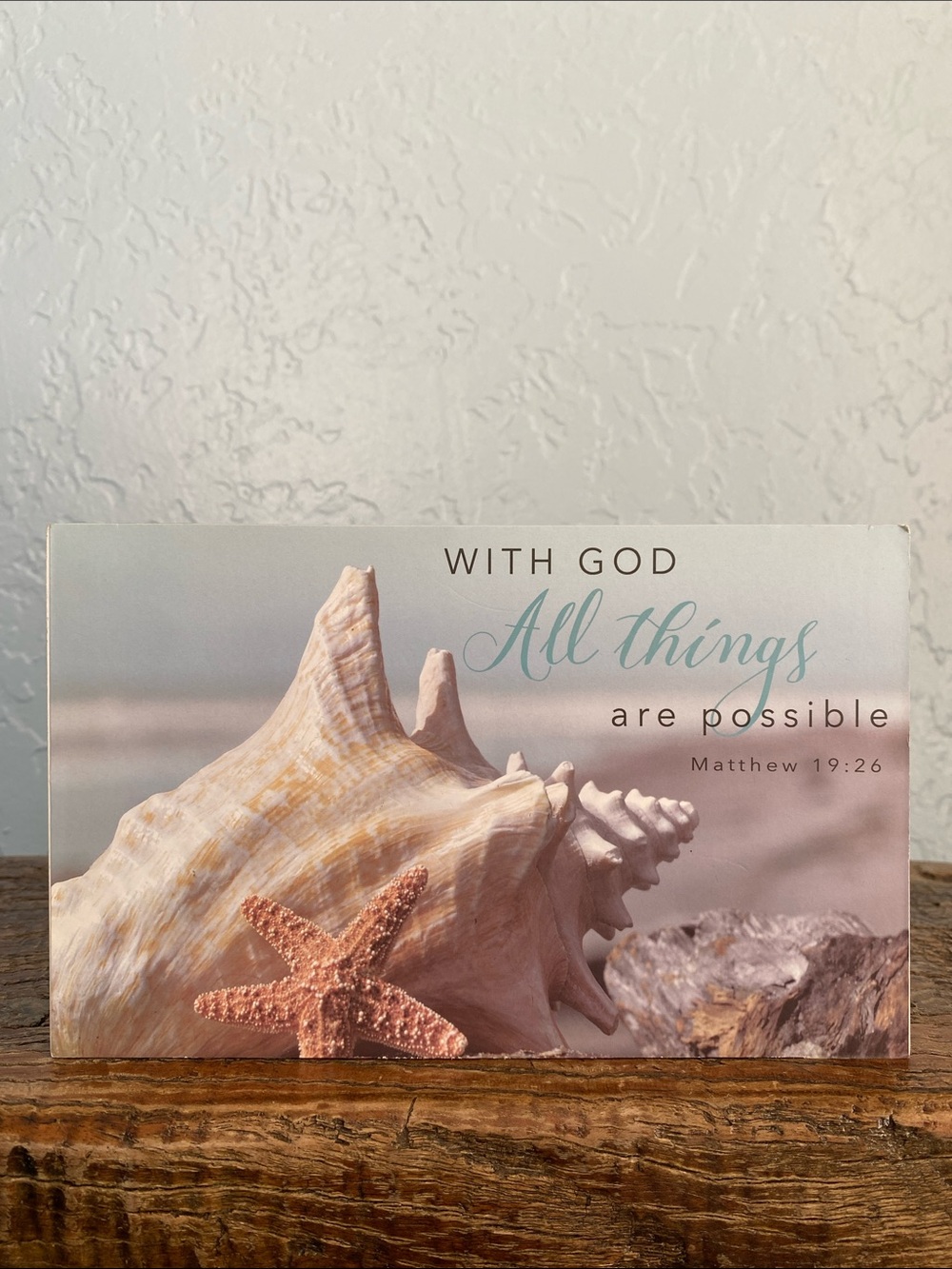 🐚Beach🐚Scripture Plaque
